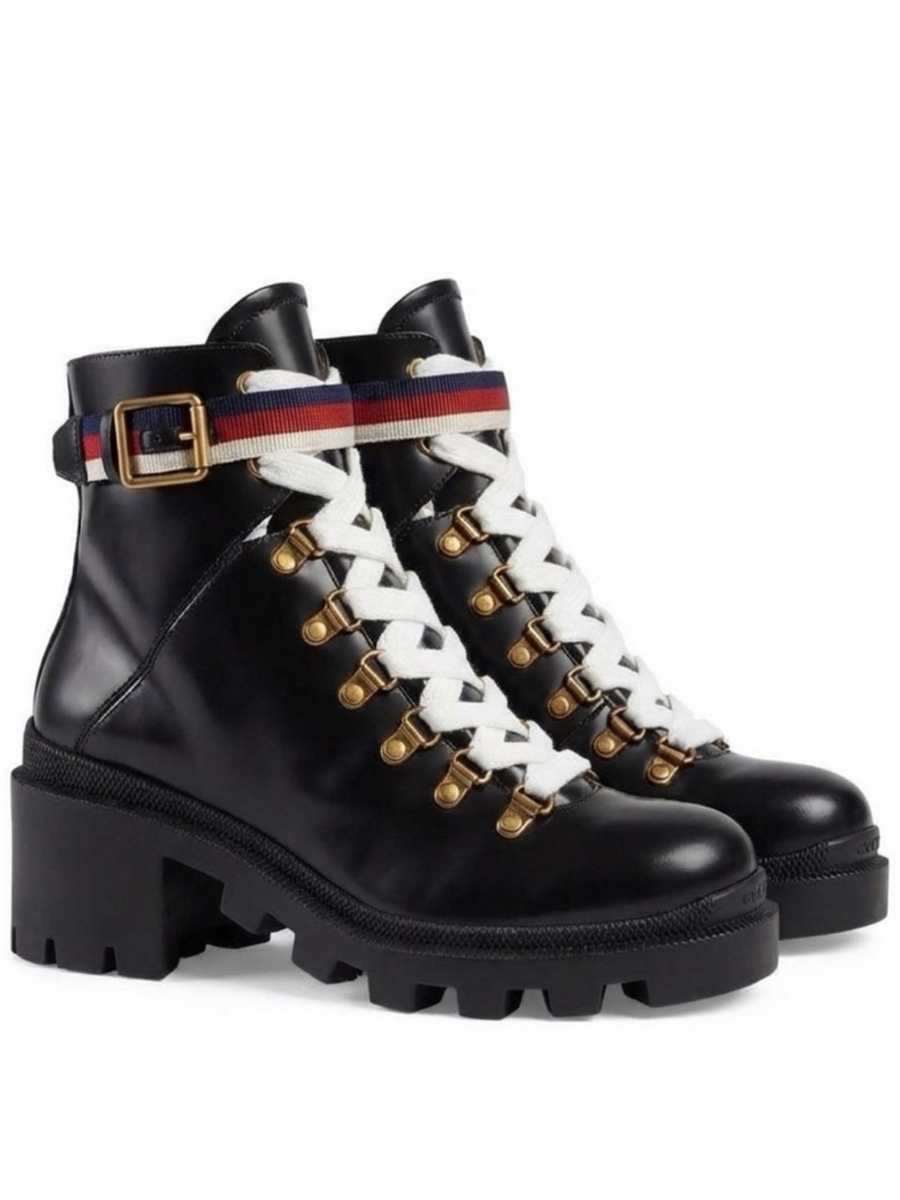 Gucci Magnum Lug-Sole Ankle Size 35